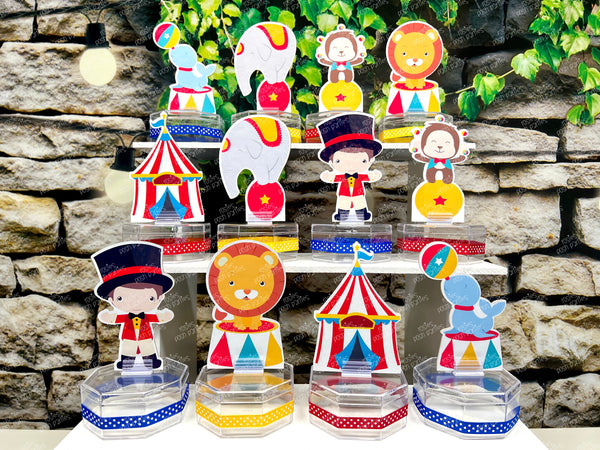 Carnival Theme | Circus Birthday Baby Shower Party | Carnival Candy Jar Favor | Circus Theme Party Favor | Circus Baby Shower SET OF 12