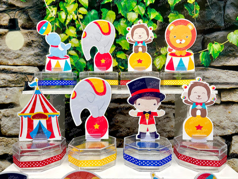 Carnival Theme | Circus Birthday Baby Shower Party | Carnival Candy Jar Favor | Circus Theme Party Favor | Circus Baby Shower SET OF 12