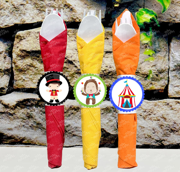 Circus Carnival Theme | Circus Utensil | Carnival Theme Favor | Birthday Party Favor Utensil | Circus Baby Shower Birthday Favors | VARIETY