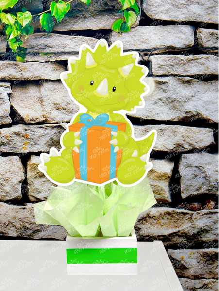 Dinosaur Birthday | Hatching Soon Dinosaur Baby Shower | Dinosaur Party Favors | Rex Birthday Decoration | Dinosaur Centerpiece SET OF 4