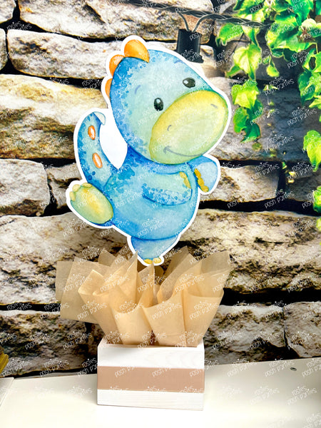 Dinosaur Theme | Boy Dinosaur Baby Shower | Hatching Soon Dinosaur Birthday Centerpiece | Boy Dinosaur Party Decor INDIVIDUAL