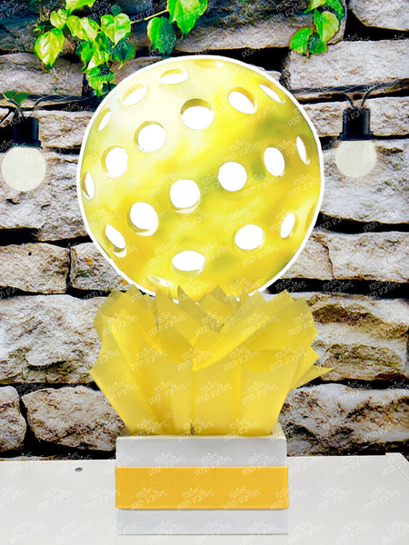 Pickleball Theme Centerpiece | Pickle Ball Birthday Party | Pickleball Party Table Centerpiece | Pickleball Sports Decoration SET OF 6