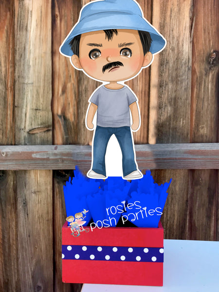 Chavo del ocho 8 birthday party theme centerpiece decoration