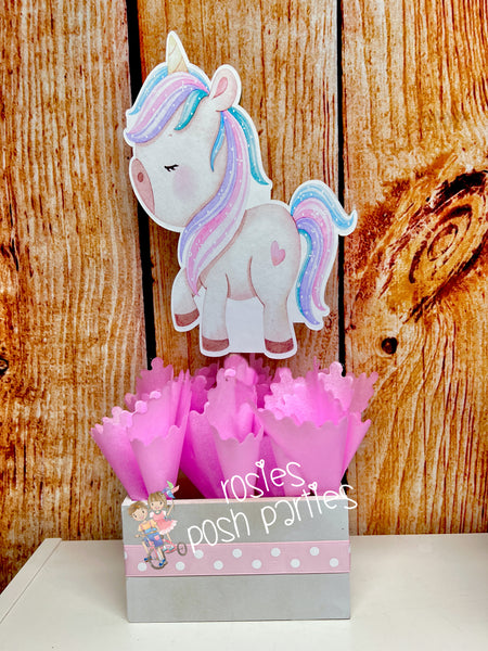 Unicorn Theme Centerpieces | Unicorn Baby Shower Decoration | Unicorn Birthday Theme | Unicorn Horse Theme Party Centerpiece INDIVIDUAL