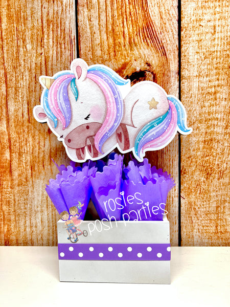 Unicorn Theme Centerpieces | Unicorn Baby Shower Decoration | Unicorn Birthday Theme | Unicorn Horse Theme Party Centerpiece INDIVIDUAL