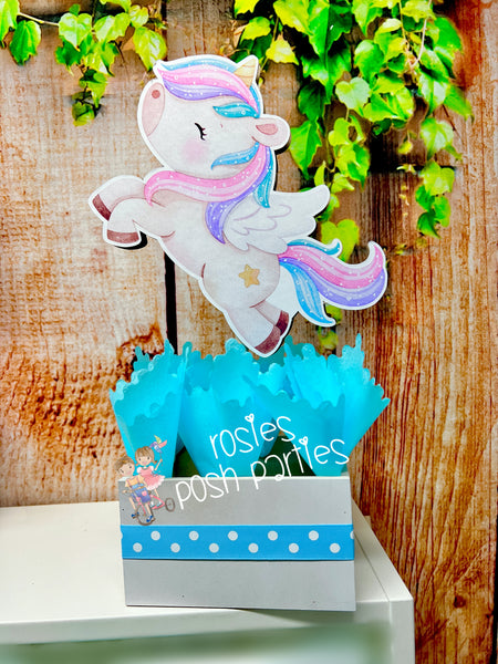 Unicorn Theme Centerpieces | Unicorn Baby Shower Decoration | Unicorn Birthday Theme | Unicorn Horse Theme Party Centerpiece INDIVIDUAL