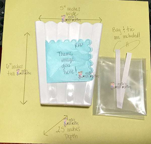 I love 80s Theme Birthday Party Favor | I Love 80s Theme | 80s Favor | Popcorn Bin | I love 80s Party | 80s Theme | Popcorn Favor SET OF 12