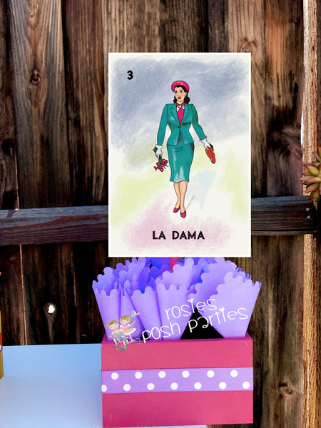 Loteria Theme | Loteria Game Night | Birthday Party Centerpiece Decoration | Loteria Party | Loteria Theme Centerpiece | Party INDIVIDUAL