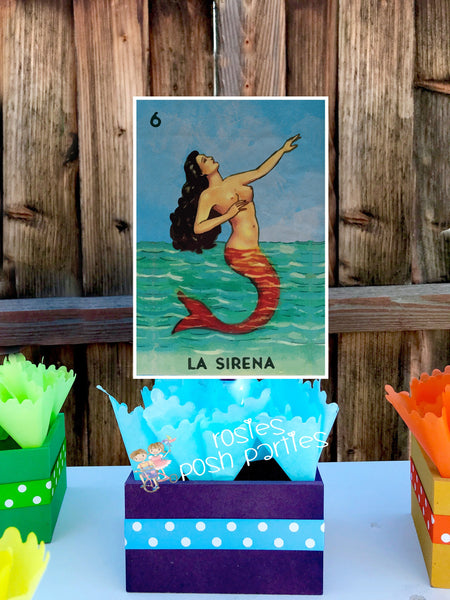 Loteria Theme | Loteria Game Night | Birthday Party Centerpiece Decoration | Loteria Party | Loteria Theme Centerpiece | Party INDIVIDUAL