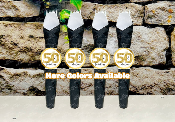 50th Birthday (black &amp; Gold)