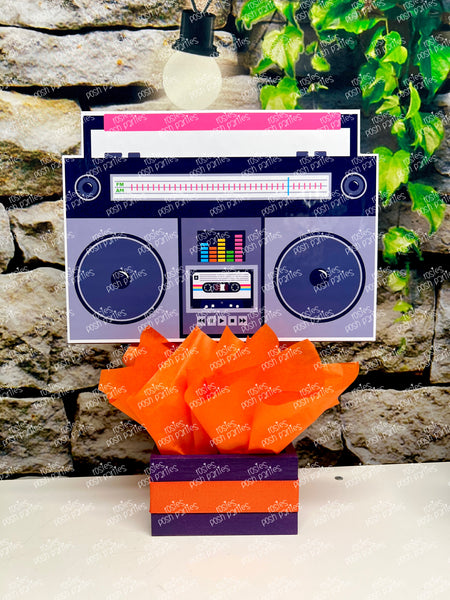 I love the 90s Theme | 90's Decades Bash | 90s Birthday Bash Party | 90s Table Centerpiece Decoration INDIVIDUAL