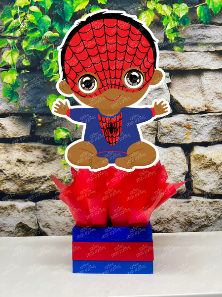 African Baby Super Hero Theme Birthday Baby Shower Party Centerpiece INDIVIDUAL