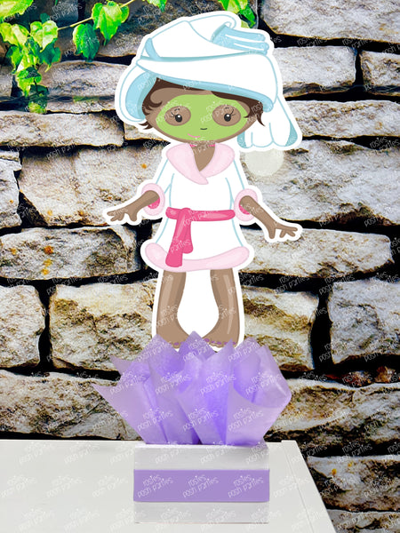 Spa Day Theme | Bridesmaid Party | Bridal Shower Spa Day Party | Table Centerpiece Decoration SET OF 4