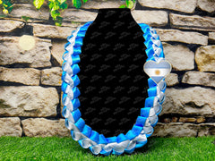Argentina Graduation Lei | Flag Lei | Senior Night Gift Lei | Braided Ribbon Lei | Graduation Ribbon Lei | Graduate Lei | Country Lei
