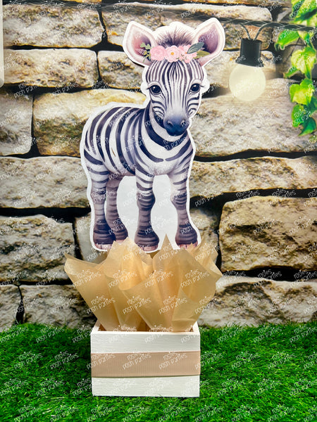 Pink Safari Theme | Safari Baby Shower | Jungle Table Centerpiece Decoration | Safari Birthday Party INDIVIDUAL