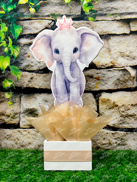 Pink Safari Theme | Safari Baby Shower | Jungle Table Centerpiece Decoration | Safari Birthday Party SET OF 4