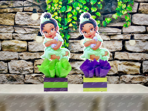 Baby Tiana Birthday Baby Shower Party Decoration Table Centerpiece