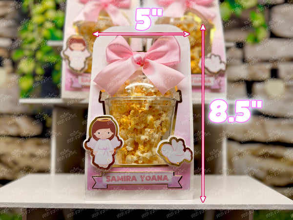 Personalized Baptism Dome Cup Favors | Christening Party | Custom Religious Keepsake Decoration | Recuerdo de Bautizo