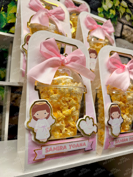 Personalized Baptism Dome Cup Favors | Christening Party | Custom Religious Keepsake Decoration | Recuerdo de Bautizo