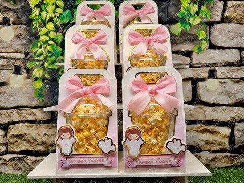 Personalized Baptism Dome Cup Favors | Christening Party | Custom Religious Keepsake Decoration | Recuerdo de Bautizo