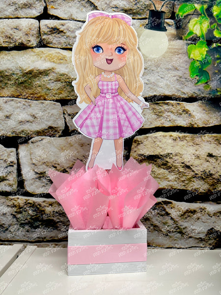 Barbie Birthday Theme Centerpiece Party Decoration