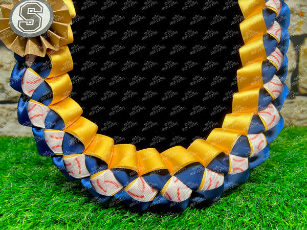 Graduation Lei | Theatre Lei | Senior Night Gift Lei | Braided Ribbon Lei | Graduation Ribbon Lei | Graduate Lei | Music Drama Lei