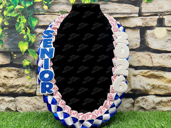 Volleyball Sports Graduation Lei | Promotion Gift Lei | Sports Senior Night Gift Lei | Braided Ribbon Lei | Graduation Ribbon Lei | Graduate