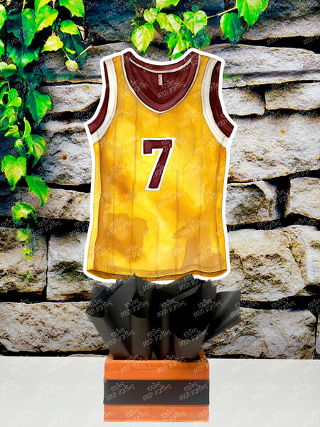 Basketball Theme | Sports Baby Shower | Sports Birthday Table Centerpiece Decoration SET OF 6