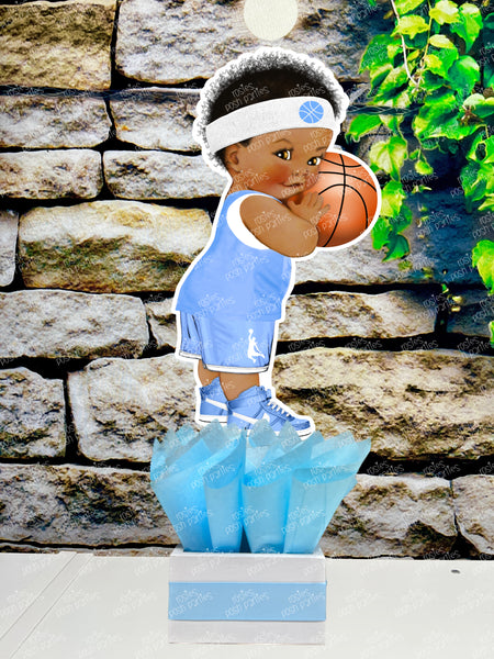 Basketball Theme | Royal Prince Baby Shower | Sports Birthday Table Centerpiece Decoration INDIVIDUAL