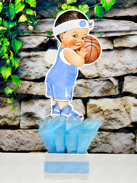 Basketball Theme | Royal Prince Baby Shower | Sports Birthday Table Centerpiece Decoration INDIVIDUAL