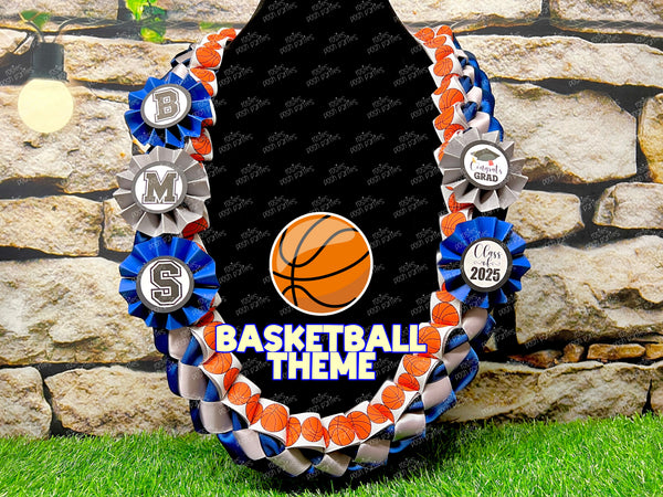 Soccer Graduation Lei | Volleyball Lei | Senior Night Gift Lei | Braided Ribbon Lei | Graduation Ribbon Lei | Graduate Lei | Sports Lei
