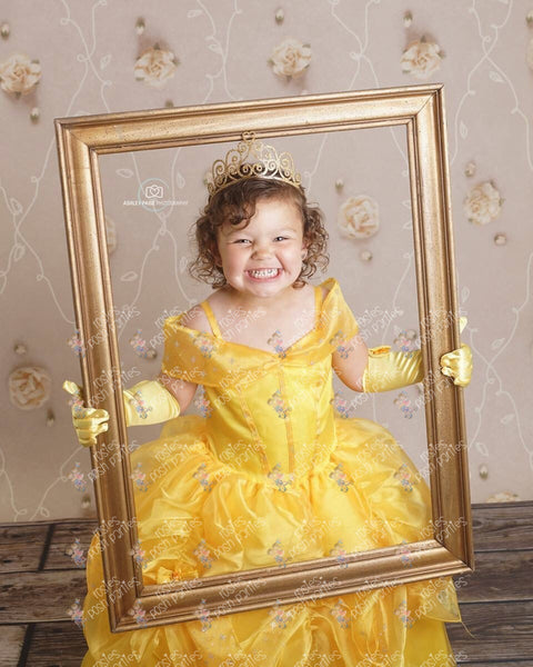 Princes Belle | Belle Dress Costume | Belle Birthday Theme Outfit Dress | Belle Party