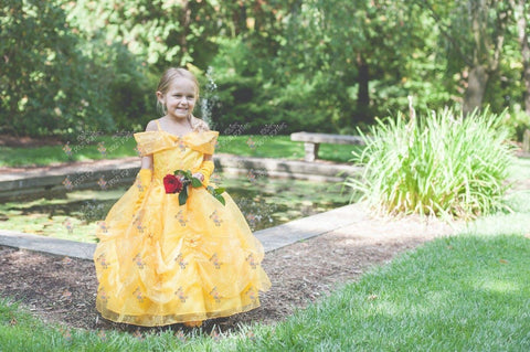 Princess Belle Dress | Belle Gown | Belle Birthday Outfit | Belle Halloween Costume