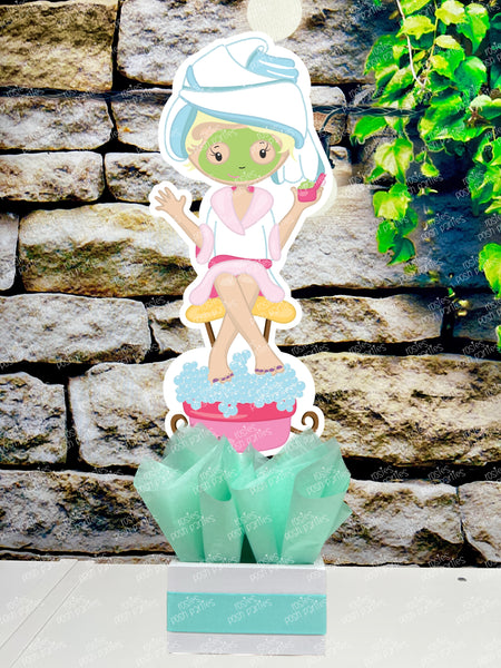 Spa Day Theme | Bridesmaid Party | Bridal Shower Spa Day Party | Table Centerpiece Decoration INDIVIDUAL