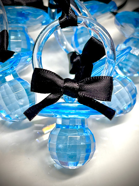 Pacifier Game Favor | Blue Pacifier | Don't say Baby | Baby Shower Necklace Game | Pacifier Necklace | Baby Shower Pacifier Theme | VARIETY