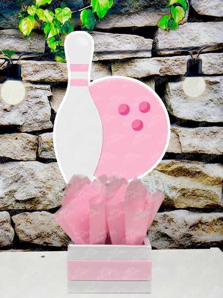 Bowling Theme | Bowl Birthday Party | Bowling Centerpiece | Strike Bowling Birthday Party | Bowling Alley Party | Decorations SET OF 4