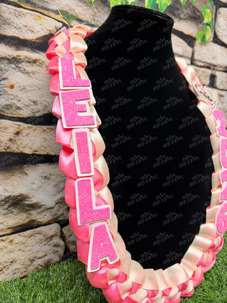 Nursing Graduation Lei | Nurse RN LVN Promotion Gift Lei | Nurse Gift Lei | Braided Ribbon Lei | Graduation Ribbon Lei | Graduate