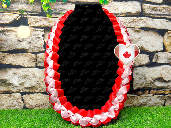 Philippines Graduation Lei | Flag Lei | Senior Night Gift Lei | Braided Ribbon Lei | Graduation Ribbon Lei | Graduate Lei | Country Lei