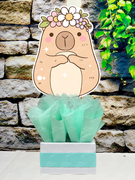 Capybara Birthday Theme | Cappy Birthday Party Centerpiece Decoration | Capy Party | It's a Capy Birthday Decoration INDIVIDUAL