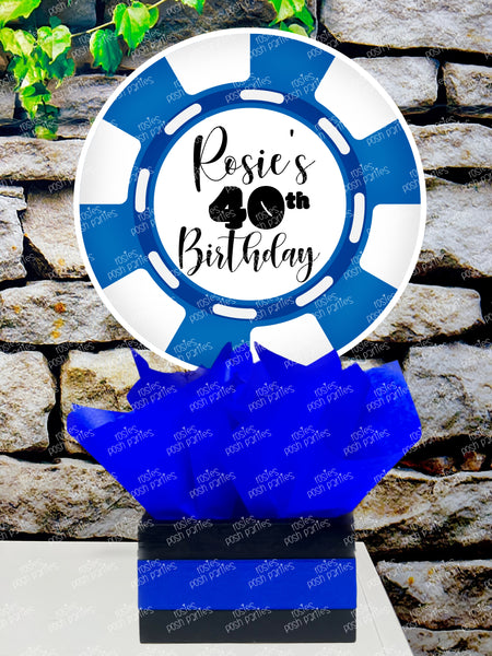 Casino Night Theme | Casino Birthday Theme Party Table Centerpiece Party Decoration INDIVIDUAL
