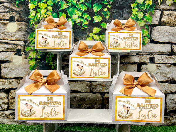 Charra Baptism | Charro Birthday Theme | Charro Mariachi Theme Bautizo Gable Favor Box | Charra Decoration | Charro Baptism Gable Box VARIETY
