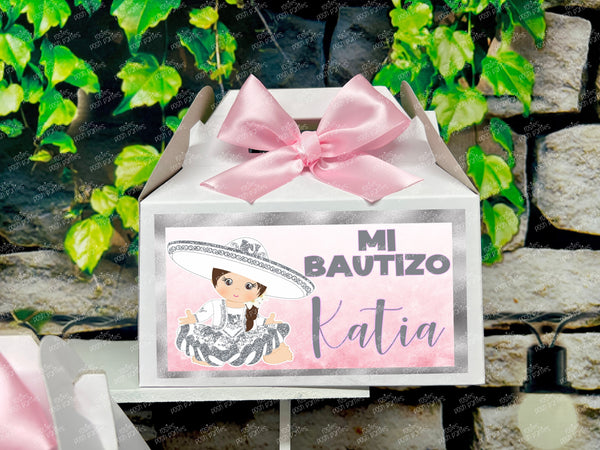 Charra Mi Bautizo | Charro Birthday Theme | Charro Mariachi Theme Bautizo Gable Favor Box | Charra Decoration | Charro Baptism Box VARIETY