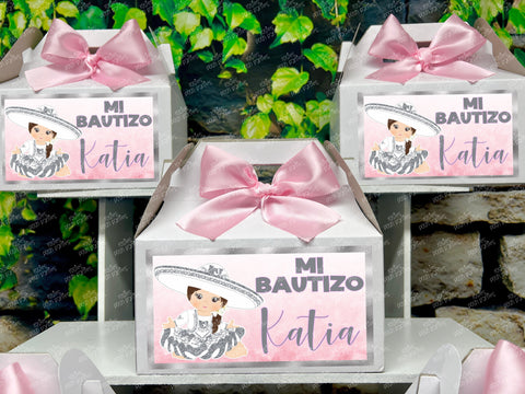 Charra Mi Bautizo | Charro Birthday Theme | Charro Mariachi Theme Bautizo Gable Favor Box | Charra Decoration | Charro Baptism Box VARIETY