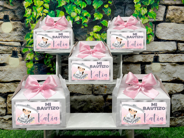 Charra Mi Bautizo | Charro Birthday Theme | Charro Mariachi Theme Bautizo Gable Favor Box | Charra Decoration | Charro Baptism Box VARIETY