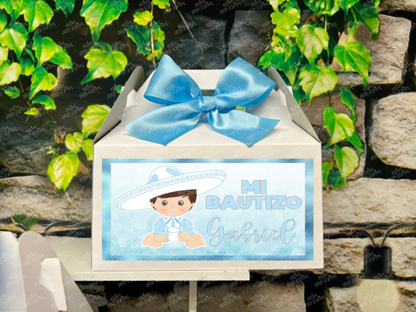 Charro Baptism | Charro Birthday Theme | Charro Mariachi Theme Bautizo Favor Box | Charra Decoration | Charro Baptism Gable Box VARIETY