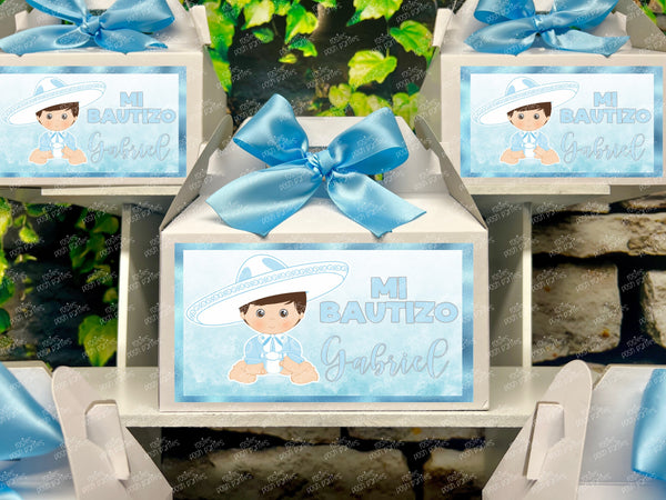 Charro Baptism | Charro Birthday Theme | Charro Mariachi Theme Bautizo Favor Box | Charra Decoration | Charro Baptism Gable Box VARIETY