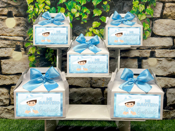 Charro Baptism | Charro Birthday Theme | Charro Mariachi Theme Bautizo Favor Box | Charra Decoration | Charro Baptism Gable Box VARIETY