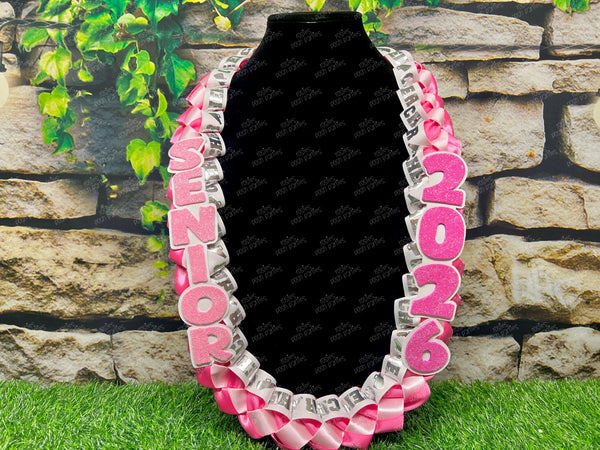 Volleyball Sports Graduation Lei | Promotion Gift Lei | Sports Senior Night Gift Lei | Braided Ribbon Lei | Graduation Ribbon Lei | Graduate