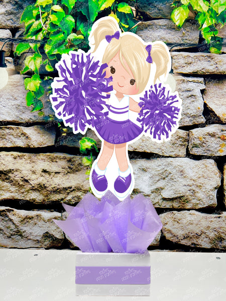 College Cheerleader | University Cheerleader Theme | High School Cheerleader Party | Cheer Party Centerpiece | Cheer Theme | Cheer INDIVIDUAL