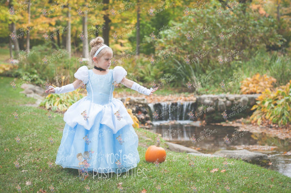 Princess Cinderella Dress | Cinderella Gown | Cinderella Birthday Outfit | Cinderella Halloween Costume